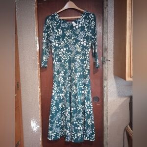 Pact Fit & Flare Celestial Wildflowers Midi Dress